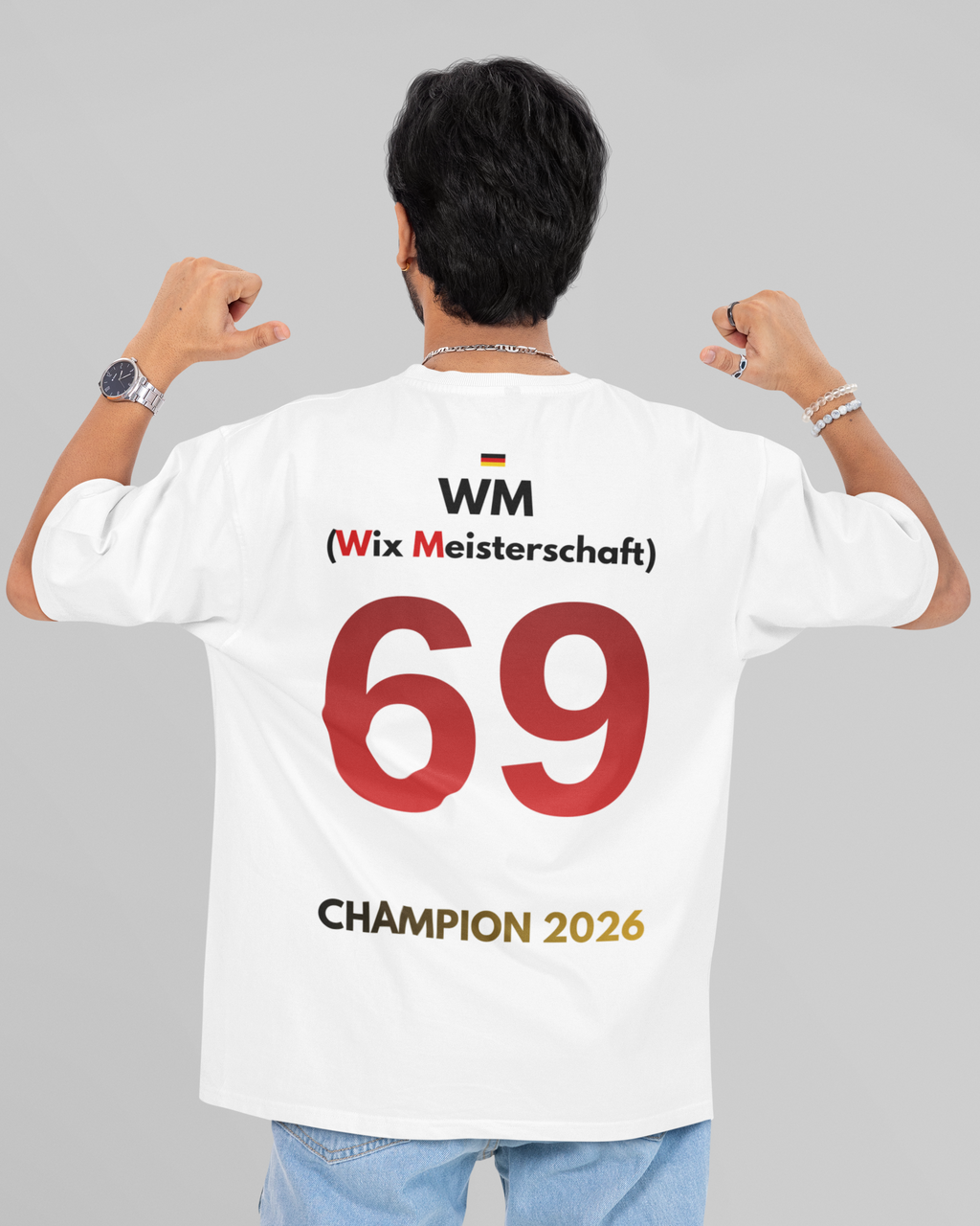 Wix Meister Backprint - Oversized Shirt Premium
