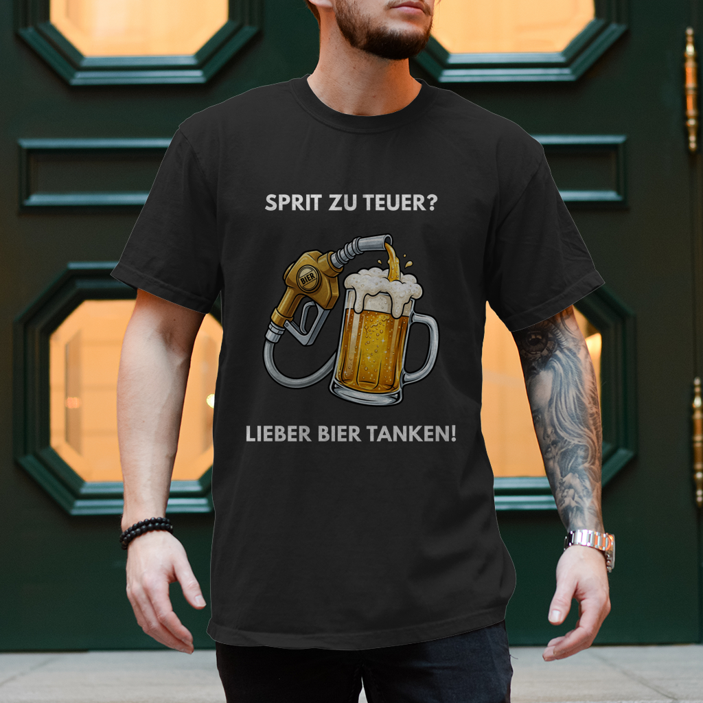 BIER TANKEN - Premium Shirt Unisex